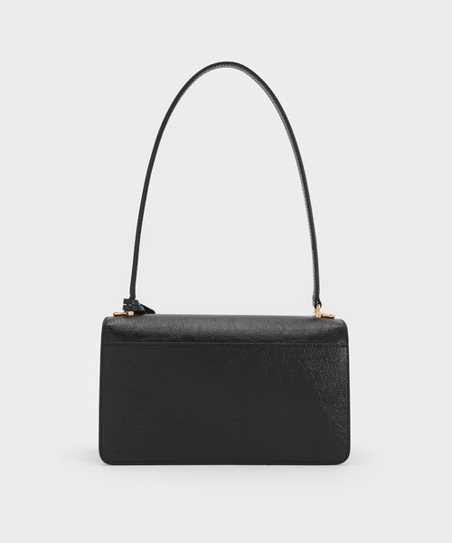 CHARLES & KEITH(チャールズ & キース)の「Acelynn エイスリン ロープチェーンショルダーバッグ(ショルダーバッグ・レディース・ブラック/バーガンディー/ダークブラウン系3・M)」の9枚目の写真