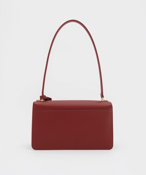 CHARLES & KEITH(チャールズ & キース)の「Acelynn エイスリン ロープチェーンショルダーバッグ(ショルダーバッグ・レディース・ブラック/バーガンディー/ダークブラウン系3・M)」の18枚目の写真