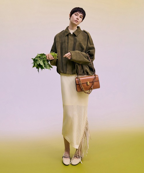 CHARLES & KEITH(チャールズ & キース)の「Acelynn エイスリン ロープチェーンショルダーバッグ(ショルダーバッグ・レディース・ブラック/バーガンディー/ダークブラウン系3・M)」の22枚目の写真