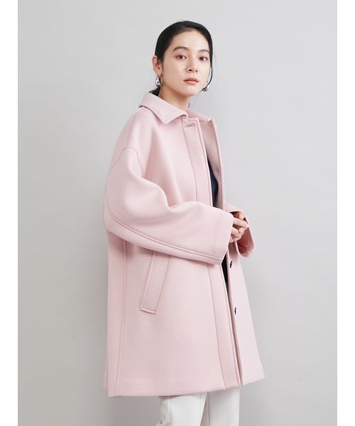 Mila Owen（ミラオーウェン）の「ステンカラーＡラインポンチコート（ステンカラーコート・レディース・ネイビー/ピンク/ブルー・1/0）」の9枚目の写真