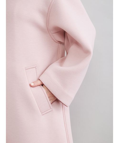 Mila Owen（ミラオーウェン）の「ステンカラーＡラインポンチコート（ステンカラーコート・レディース・ネイビー/ピンク/ブルー・1/0）」の5枚目の写真