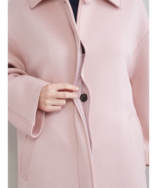 Mila Owen（ミラオーウェン）の「ステンカラーＡラインポンチコート（ステンカラーコート・レディース・ネイビー/ピンク/ブルー・1/0）」の19枚目の写真