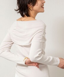 NOLLEY’S Sophi | 《手洗い可能》イレギュラーネックオフショルプルオーバー(ニット/セーター)