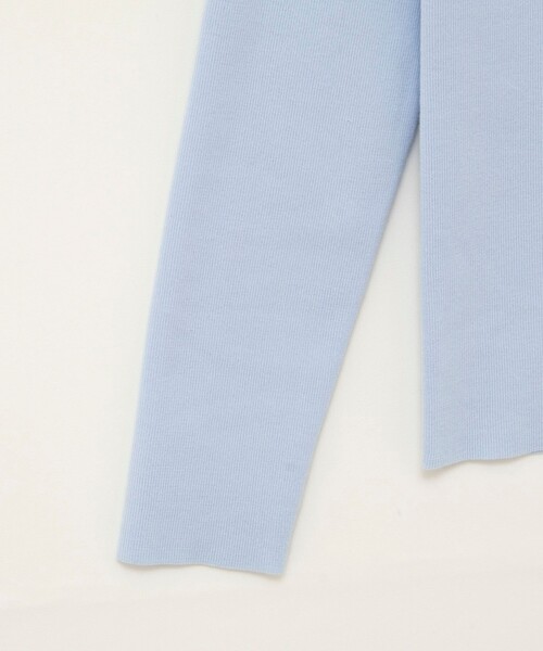 NOLLEY’S Sophi（ノーリーズソフィ）の「《手洗い可能》イレギュラーネックオフショルプルオーバー（ニット/セーター・レディース・ベビーピンク/サックスブルー/グレイッシュベージュ・38）」の12枚目の写真