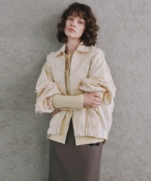 ジャカードボンバーブルゾン / Jacquard Bomber Blouson