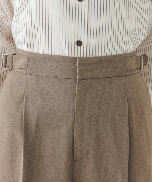 GLOBAL WORK（グローバルワーク）の「お手入れラクラクセットアップ/ストレートパンツ/600999（その他パンツ・レディース・グレイッシュベージュ/ブラック/ベージュ系その他/ネイビー/ブラウン・X-SMALL/LARGE/MEDIUM/SMALL）」の14枚目の写真