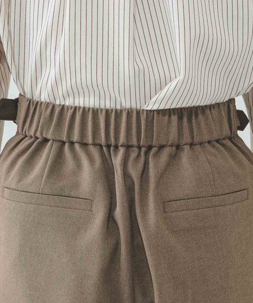 GLOBAL WORK（グローバルワーク）の「お手入れラクラクセットアップ/ストレートパンツ/600999（その他パンツ・レディース・グレイッシュベージュ/ブラック/ベージュ系その他/ネイビー/ブラウン・X-SMALL/LARGE/MEDIUM/SMALL）」の15枚目の写真