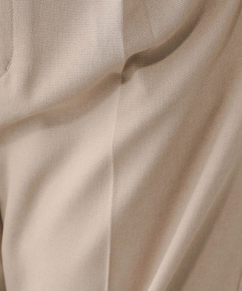 GLOBAL WORK（グローバルワーク）の「お手入れラクラクセットアップ/ストレートパンツ/600999（その他パンツ・レディース・グレイッシュベージュ/ブラック/ベージュ系その他/ネイビー/ブラウン・X-SMALL/LARGE/MEDIUM/SMALL）」の12枚目の写真