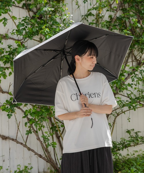 LAKOLE（ラコレ）の「【晴雨&遮熱】ワンタッチ開閉折り畳み傘 / 633428（折りたたみ傘・レディース・シルバー/アイボリー/ブラック・FREE）」の21枚目の写真