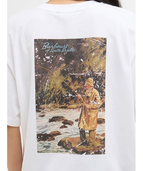Barbour（バブアー）の「Kirby バックプリントTシャツ（レディース）（Tシャツ/カットソー・レディース・ホワイト・8/10）」の8枚目の写真
