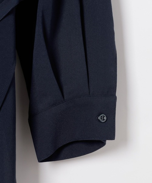 LEPSIM（レプシィム）の「マルメリウエストリボン長袖シャツ　633064（シャツ/ブラウス・レディース・ネイビー/カーキブラウン/ブラック/アイボリー・FREE）」の8枚目の写真