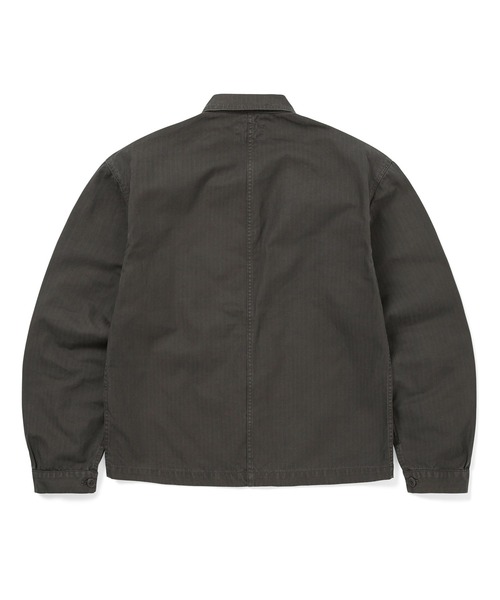 thisisneverthat(ディスイズネバーザット)の「HBT Washed Jacket(ブルゾン・メンズ・チャコール/ブルー・L/M/S/XL)」の5枚目の写真