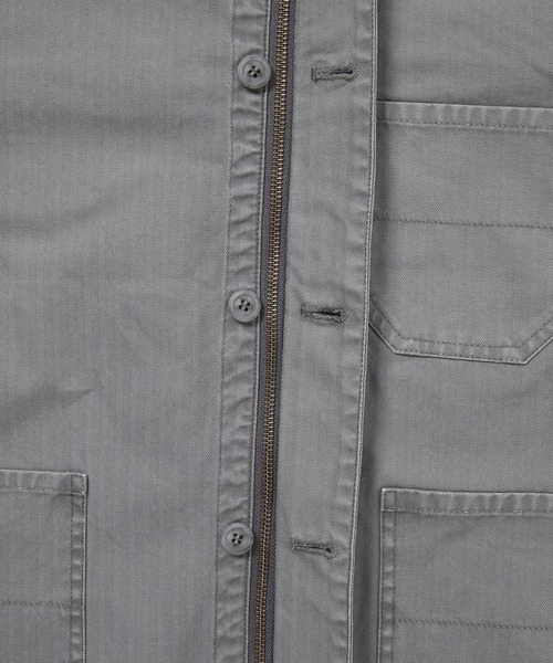 thisisneverthat(ディスイズネバーザット)の「HBT Washed Jacket(ブルゾン・メンズ・チャコール/ブルー・L/M/S/XL)」の7枚目の写真