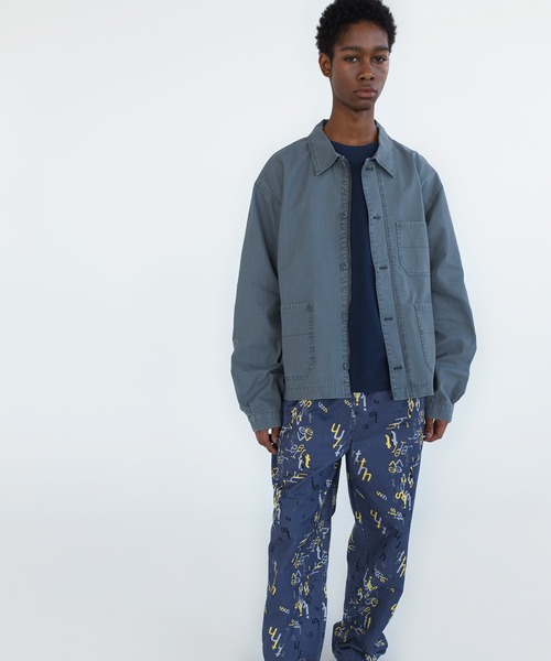 thisisneverthat(ディスイズネバーザット)の「HBT Washed Jacket(ブルゾン・メンズ・チャコール/ブルー・L/M/S/XL)」の9枚目の写真