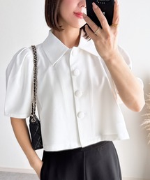【ZOZO限定】ショルダータックくるみボタンシャツ