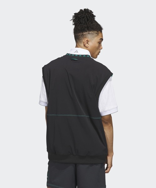 adidas(アディダス)の「EQT ベスト【adidas Golf/アディダスゴルフ】(ベスト・メンズ・ブラック×グリーン・X-SMALL/X-LARGE/LARGE/XX-SMALL/XX-LARGE/MEDIUM/SMALL)」の2枚目の写真