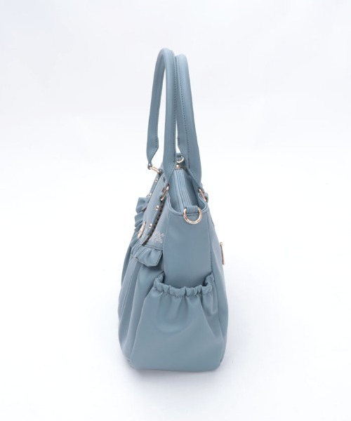 axes femme（アクシーズファム）の「ローズ刺繍フリルＡ４トート（トートバッグ・レディース・ブラック/ピンク/ブルー・FREE）」の13枚目の写真