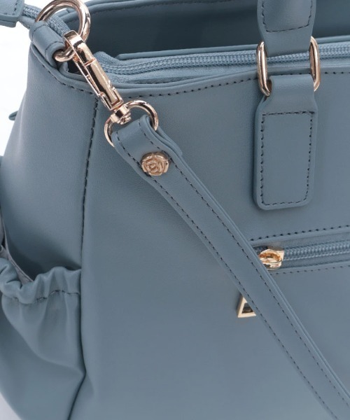 axes femme（アクシーズファム）の「ローズ刺繍フリルＡ４トート（トートバッグ・レディース・ブラック/ピンク/ブルー・FREE）」の7枚目の写真