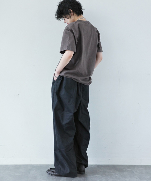 JOURNAL STANDARD LUXE(ジャーナルスタンダード ラックス)の「ラミートロピカル イージーパンツ(その他パンツ・レディース・ブラウン系その他/ブラック・FREE)」の4枚目の写真