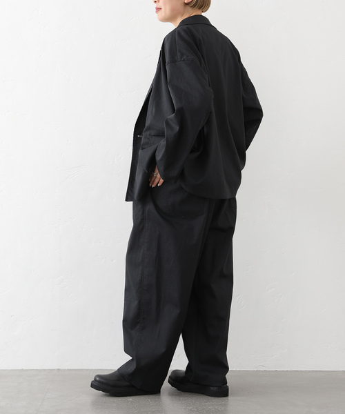 JOURNAL STANDARD LUXE(ジャーナルスタンダード ラックス)の「ラミートロピカル イージーパンツ(その他パンツ・レディース・ブラウン系その他/ブラック・FREE)」の8枚目の写真