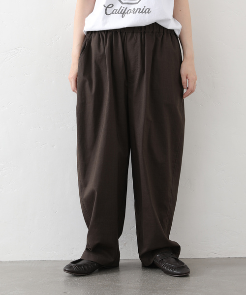 JOURNAL STANDARD LUXE(ジャーナルスタンダード ラックス)の「ラミートロピカル イージーパンツ(その他パンツ・レディース・ブラウン系その他/ブラック・FREE)」の13枚目の写真