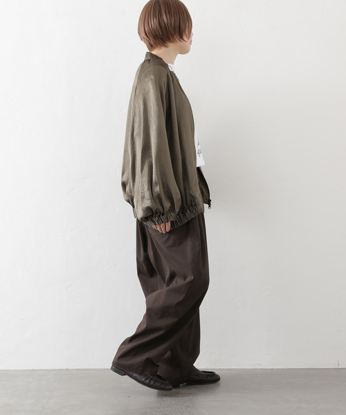 JOURNAL STANDARD LUXE(ジャーナルスタンダード ラックス)の「ラミートロピカル イージーパンツ(その他パンツ・レディース・ブラウン系その他/ブラック・FREE)」の15枚目の写真