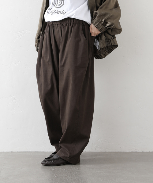 JOURNAL STANDARD LUXE(ジャーナルスタンダード ラックス)の「ラミートロピカル イージーパンツ(その他パンツ・レディース・ブラウン系その他/ブラック・FREE)」の16枚目の写真