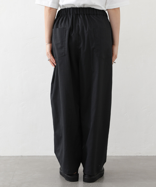 JOURNAL STANDARD LUXE(ジャーナルスタンダード ラックス)の「ラミートロピカル イージーパンツ(その他パンツ・レディース・ブラウン系その他/ブラック・FREE)」の21枚目の写真