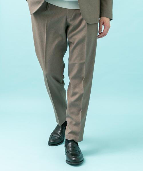 URBAN RESEARCH DOORS(アーバンリサーチドアーズ)の「LIFE STYLE TAILOR メランジストレッチパンツ(スーツパンツ・メンズ・グレー/ベージュ系その他/ネイビー・LARGE/X-LARGE/SMALL/MEDIUM)」の2枚目の写真