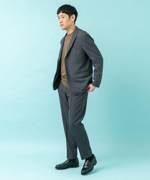 URBAN RESEARCH DOORS(アーバンリサーチドアーズ)の「LIFE STYLE TAILOR メランジストレッチパンツ(スーツパンツ・メンズ・グレー/ベージュ系その他/ネイビー・LARGE/X-LARGE/SMALL/MEDIUM)」の5枚目の写真