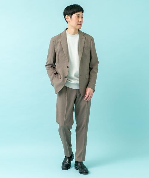 URBAN RESEARCH DOORS(アーバンリサーチドアーズ)の「LIFE STYLE TAILOR メランジストレッチパンツ(スーツパンツ・メンズ・グレー/ベージュ系その他/ネイビー・LARGE/X-LARGE/SMALL/MEDIUM)」の10枚目の写真