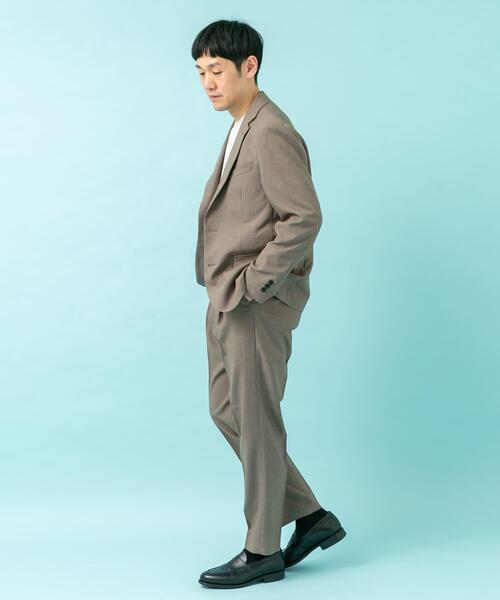 URBAN RESEARCH DOORS(アーバンリサーチドアーズ)の「LIFE STYLE TAILOR メランジストレッチパンツ(スーツパンツ・メンズ・グレー/ベージュ系その他/ネイビー・LARGE/X-LARGE/SMALL/MEDIUM)」の11枚目の写真