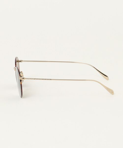 OLIVER PEOPLES(オリバーピープルズ)の「【OLIVER PEOPLES/オリバーピープルズ】ラウンド サングラス OV1186S 530552 COLERIDGE SUN(サングラス・メンズ・ゴールド・FREE)」の2枚目の写真