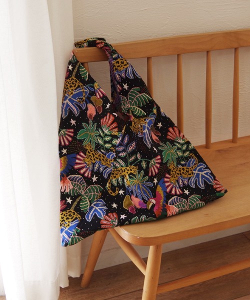 Erwan L(アルワンエル)の「Erwan L(アルワンエル) / エンベロープバッグ Envelop bag EL-25011 フランス製(トートバッグ・レディース・ブラックミックス/レオパード/ライトグレー/ブラック×ホワイト/マルチ/ライトブルー/ネイビー×ホワイト・FREE)」の17枚目の写真