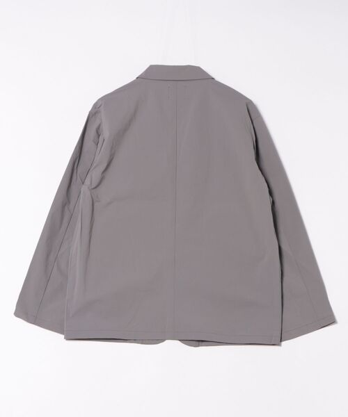 CORISCO（コリスコ）の「接触冷感ストレッチ吸水速乾テーラードジャケット(M1)（テーラードジャケット・メンズ・グレー/ブラック・X-LARGE/LARGE/MEDIUM）」の3枚目の写真