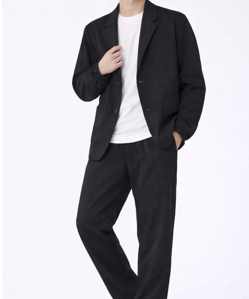 CORISCO（コリスコ）の「接触冷感ストレッチ吸水速乾テーラードジャケット(M1)（テーラードジャケット・メンズ・グレー/ブラック・X-LARGE/LARGE/MEDIUM）」の7枚目の写真