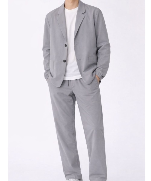 CORISCO（コリスコ）の「接触冷感ストレッチ吸水速乾テーラードジャケット(M1)（テーラードジャケット・メンズ・グレー/ブラック・X-LARGE/LARGE/MEDIUM）」の9枚目の写真