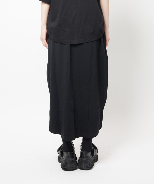 gomme（ゴム）の「コクーンポンチスカート（スカート・レディース・ブラック・MEDIUM）」の7枚目の写真