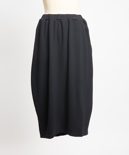 gomme（ゴム）の「コクーンポンチスカート（スカート・レディース・ブラック・MEDIUM）」の8枚目の写真