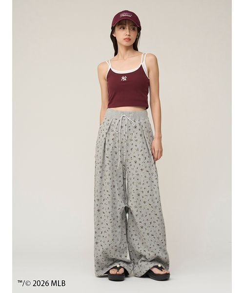 SNIDEL（スナイデル）の「【MLB】Sustainableスウェットワイドパンツ（その他パンツ・レディース・グリーン/グレー/ネイビー・1/0）」の18枚目の写真