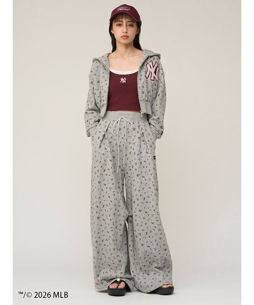 SNIDEL（スナイデル）の「【MLB】Sustainableスウェットワイドパンツ（その他パンツ・レディース・グリーン/グレー/ネイビー・1/0）」の19枚目の写真