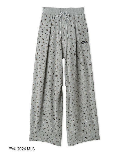 SNIDEL（スナイデル）の「【MLB】Sustainableスウェットワイドパンツ（その他パンツ・レディース・グリーン/グレー/ネイビー・1/0）」の20枚目の写真