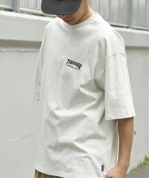 VENCEEXCHANGE(ヴァンスエクスチェンジ)の「THRASHER スラッシャー ワンポイント刺繍Tシャツ(Tシャツ/カットソー・メンズ・グレー/ブラック/ホワイト・L/LL/M)」の8枚目の写真