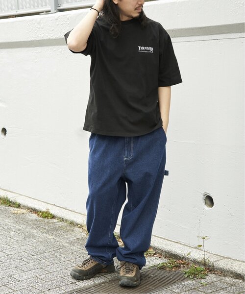 VENCEEXCHANGE(ヴァンスエクスチェンジ)の「THRASHER スラッシャー ワンポイント刺繍Tシャツ(Tシャツ/カットソー・メンズ・グレー/ブラック/ホワイト・L/LL/M)」の19枚目の写真