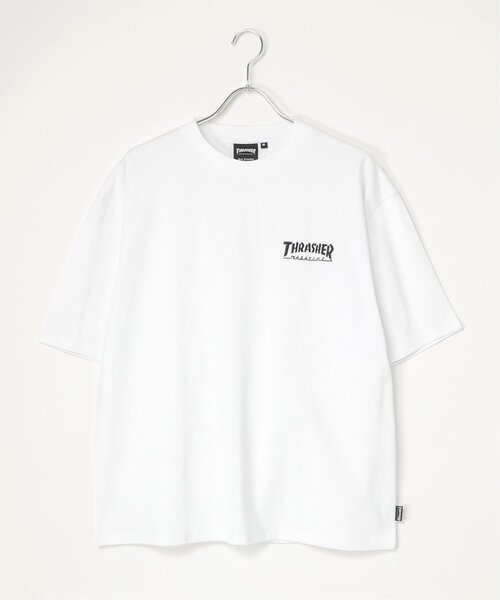 VENCEEXCHANGE(ヴァンスエクスチェンジ)の「THRASHER スラッシャー ワンポイント刺繍Tシャツ(Tシャツ/カットソー・メンズ・グレー/ブラック/ホワイト・L/LL/M)」の20枚目の写真