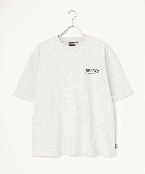 VENCEEXCHANGE(ヴァンスエクスチェンジ)の「THRASHER スラッシャー ワンポイント刺繍Tシャツ(Tシャツ/カットソー・メンズ・グレー/ブラック/ホワイト・L/LL/M)」の21枚目の写真