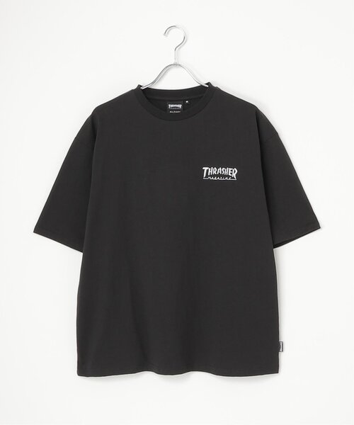 VENCEEXCHANGE(ヴァンスエクスチェンジ)の「THRASHER スラッシャー ワンポイント刺繍Tシャツ(Tシャツ/カットソー・メンズ・グレー/ブラック/ホワイト・L/LL/M)」の22枚目の写真