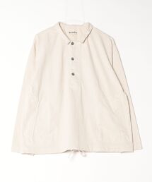 quadro（クオドロ）の「BDドライ度詰め天竺布帛コンビ衿付きP/O（Tシャツ/カットソー）」