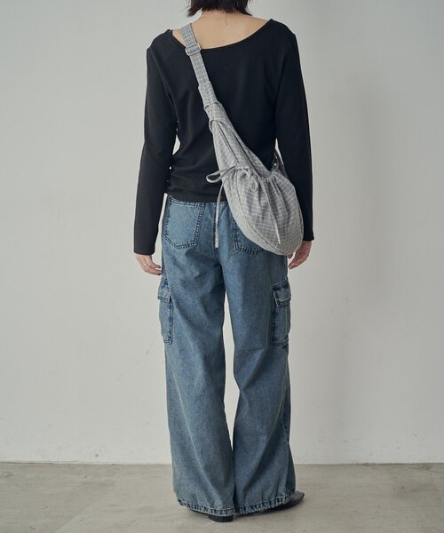 goocy（グーシー）の「デニムカーゴパンツ（デニムパンツ・レディース・ブラック/ブルー/ネイビー・MEDIUM/SMALL）」の17枚目の写真