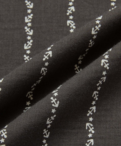 SEAGREEN（シーグリーン）の「SEAGREEN(シーグリーン) ANCHOR STRIPE SHIRT（シャツ/ブラウス・メンズ・ネイビー/ブラウン・4/3/2）」の4枚目の写真